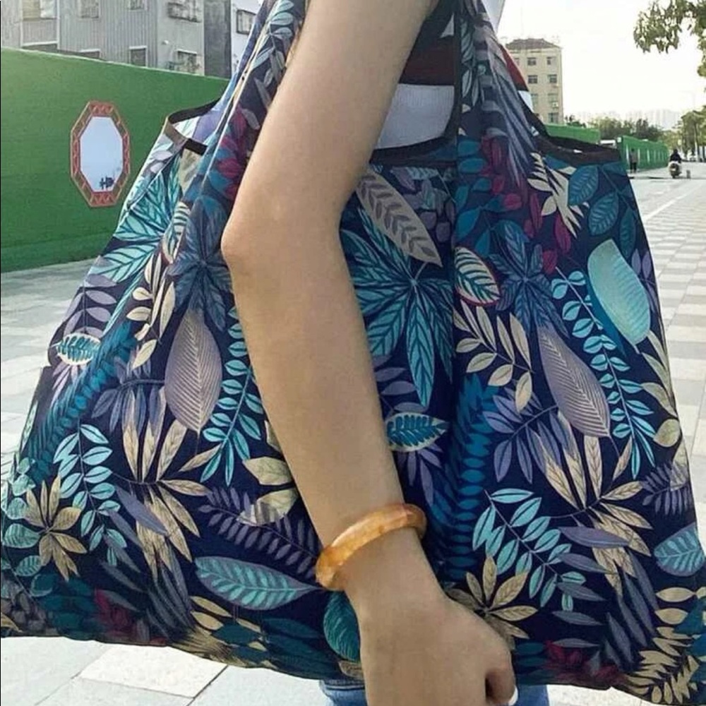 Tropical foldable bag - Picture 2 of 3